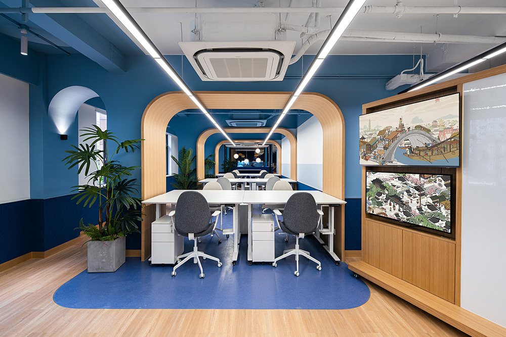 FTA孚提埃建筑设计 | 蓝色畅想 椰岛游戏上海总部设计欣赏